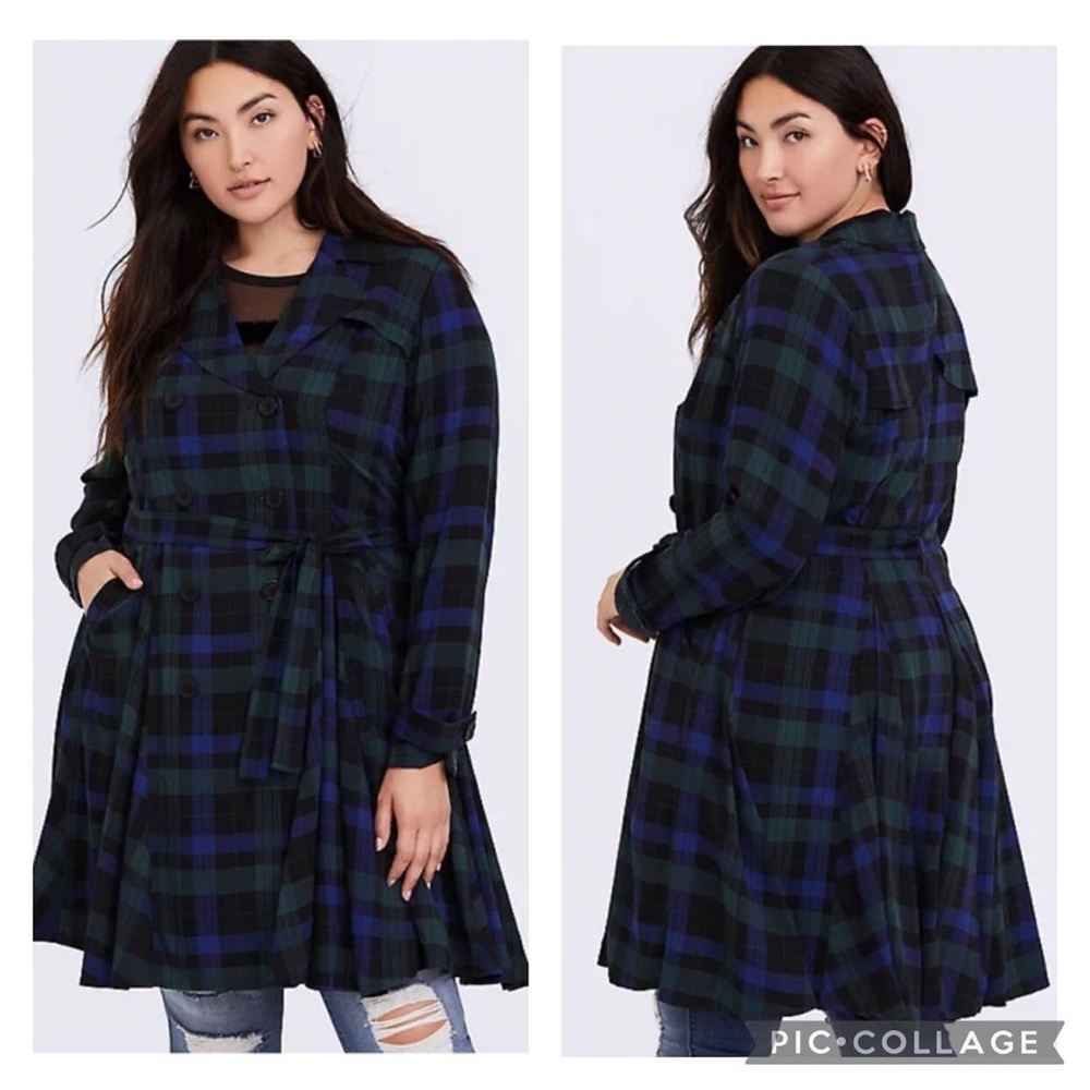 Rayon Twill Trench Coat